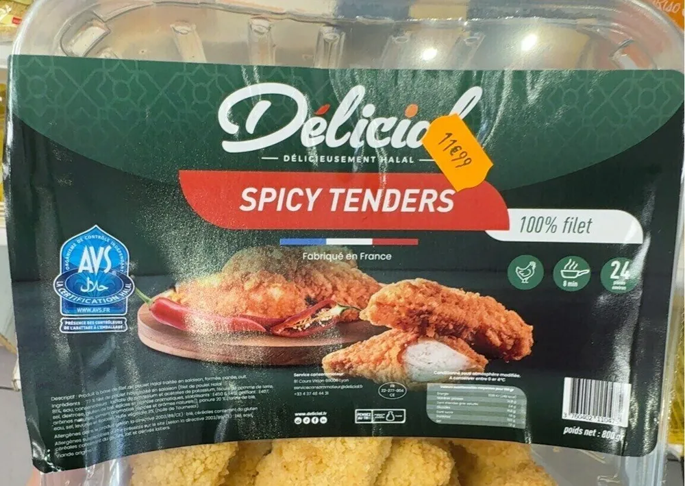 Spicy tenders