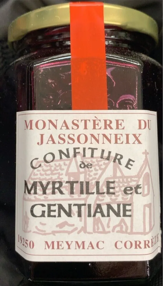 CONFITURE de MYRTILLE et GENTIANE