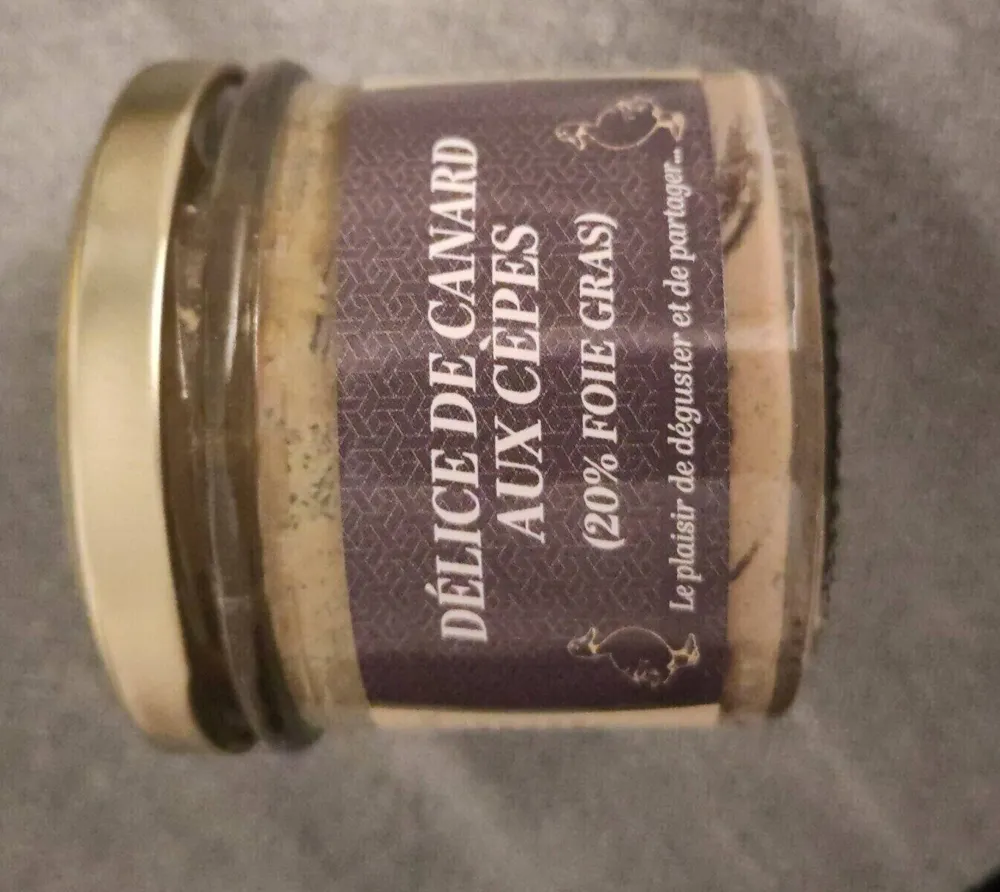 Delices de canard aux cepes
