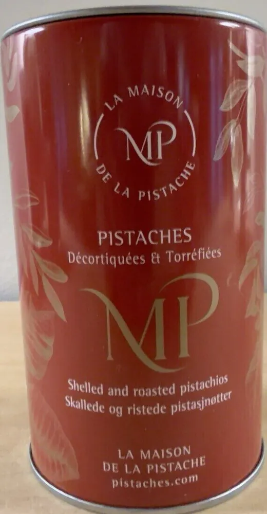 pistache, décortiquées et torréfiées