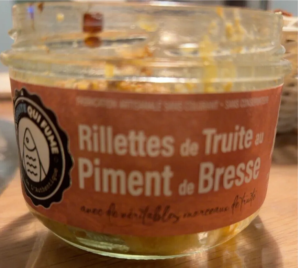 Rillettes de Truite au Piment de Bresse