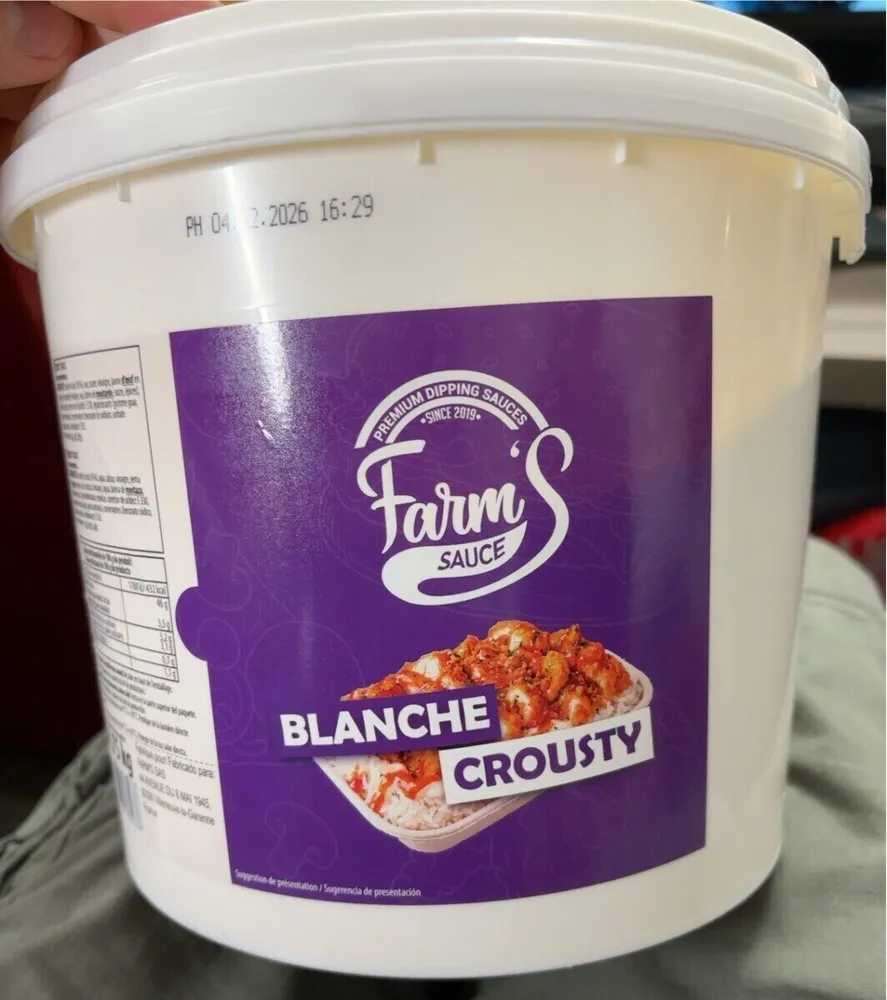 Sauce blanche crousty