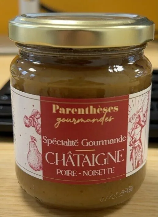 Spécialité gourmande Châtaigne-Poire-Noisette