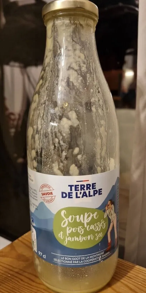 Soupe pois cassés et jambon sec