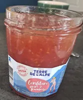Confiture poire et framboise