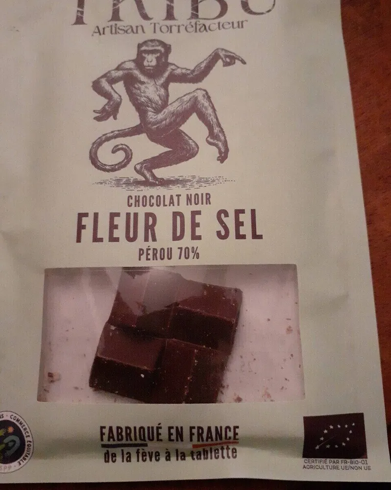 Chocolat noir fleur de Pérou  tribu artisan torréfacteur