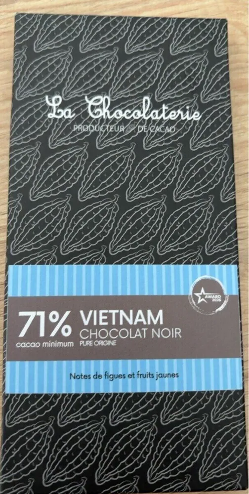 Chocolat noir 71% vietnam