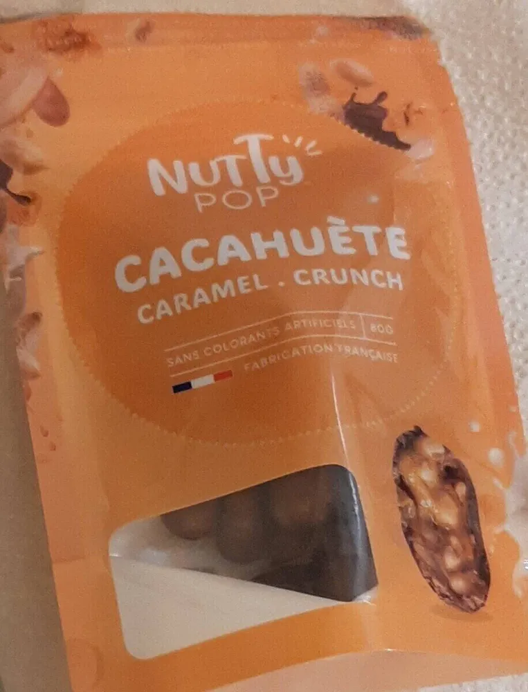 NUTTY POP Cacahuète Caramel Crunch