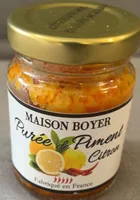 Purée de piment, citron
