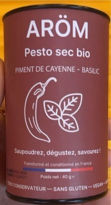 Pesto dec bio - Piment de cayenne / basilic