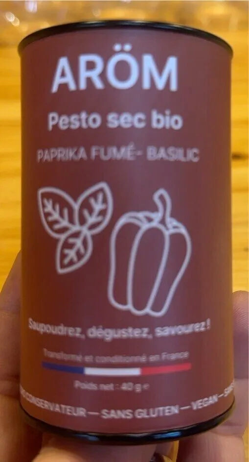 Pesto sec bio - Paprika fumé / basilic