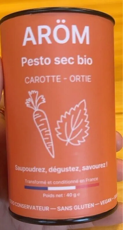 Pesto sec bio - Carotte / ortie