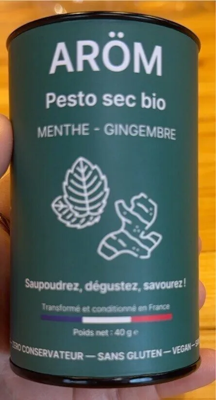 Pesto sec bio - Menthe / gingembre