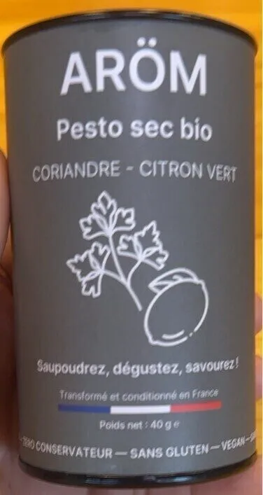 Pesto sec bio - Coriandre / citron vert