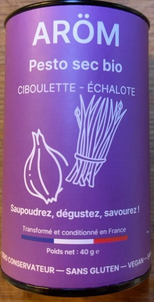 Pesto sec bio ciboulette - échalote