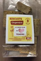 Biscuits gingembre "le gros dur au coeur tendre"