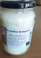 Pure graisse de boeuf bio