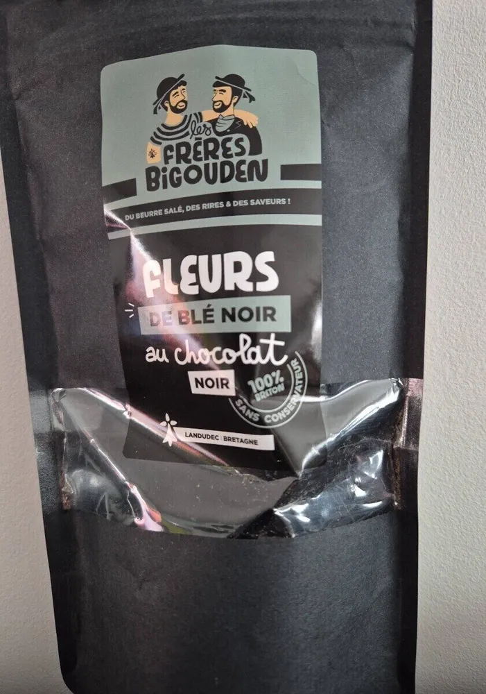 Fleurs de blé noir au chocolat noir