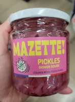 Pickles oignon rouge