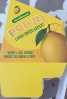 Pop in lemon frozen dessert