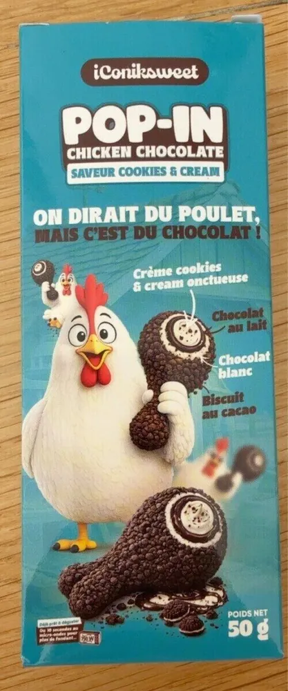 pop-in chicken chocolate
