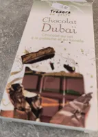 Chocolat Dubaï au lait à la pistache et au kunafa