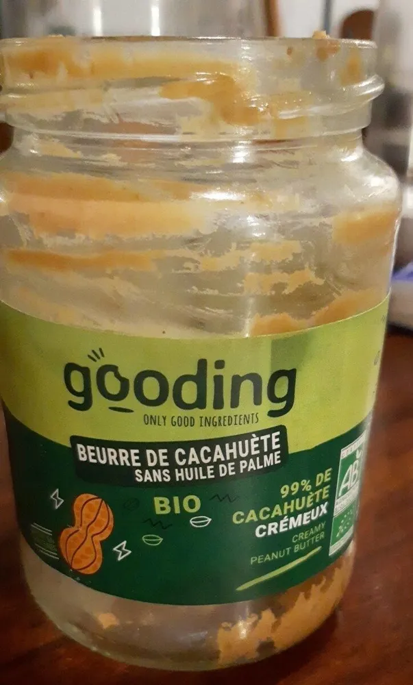 Beurre de cacahuete sans huile de palme