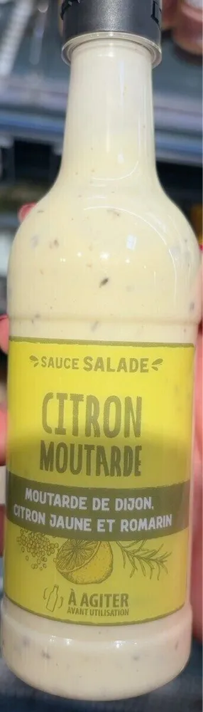 Sauce salade citron moutarde