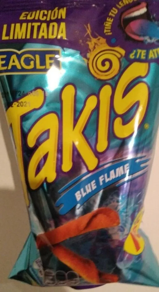 Takis Blue Flame Edición limitada