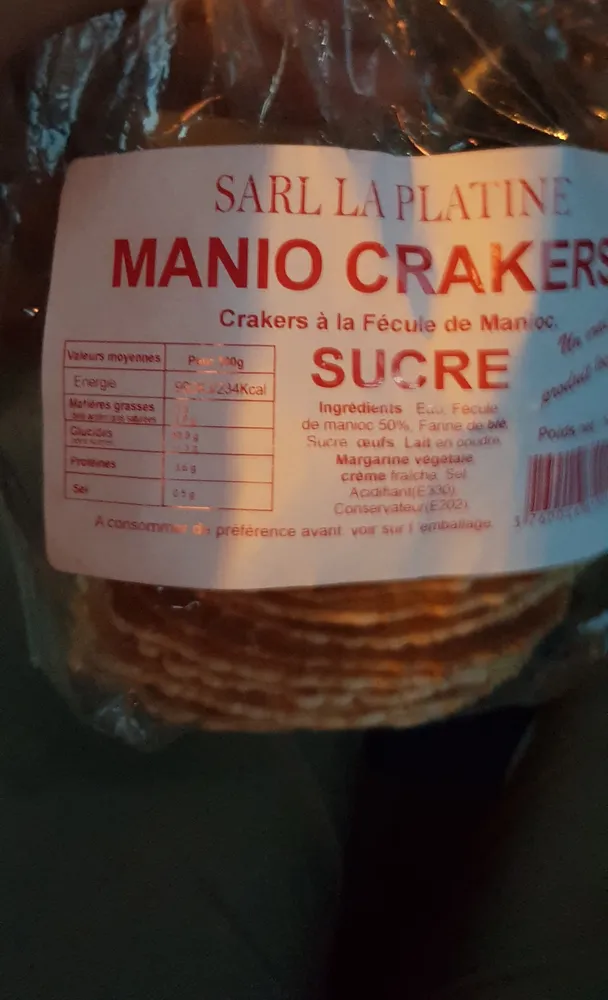 manio crakers