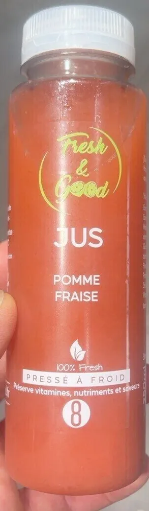 jus pomme fraise