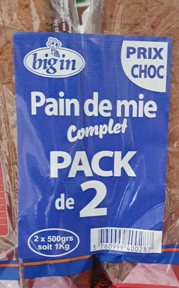 Pain de mie complet