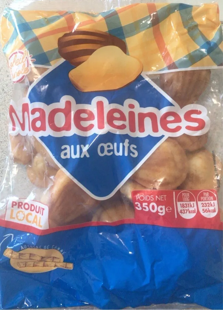 Madeleines aux oeufs