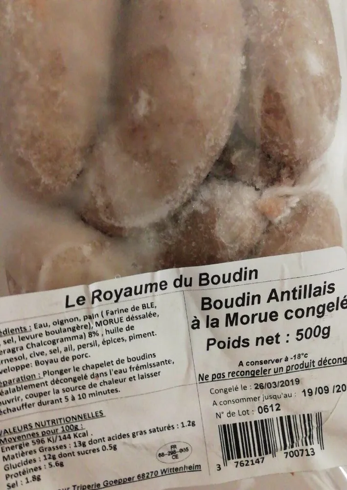 Boudin antillais