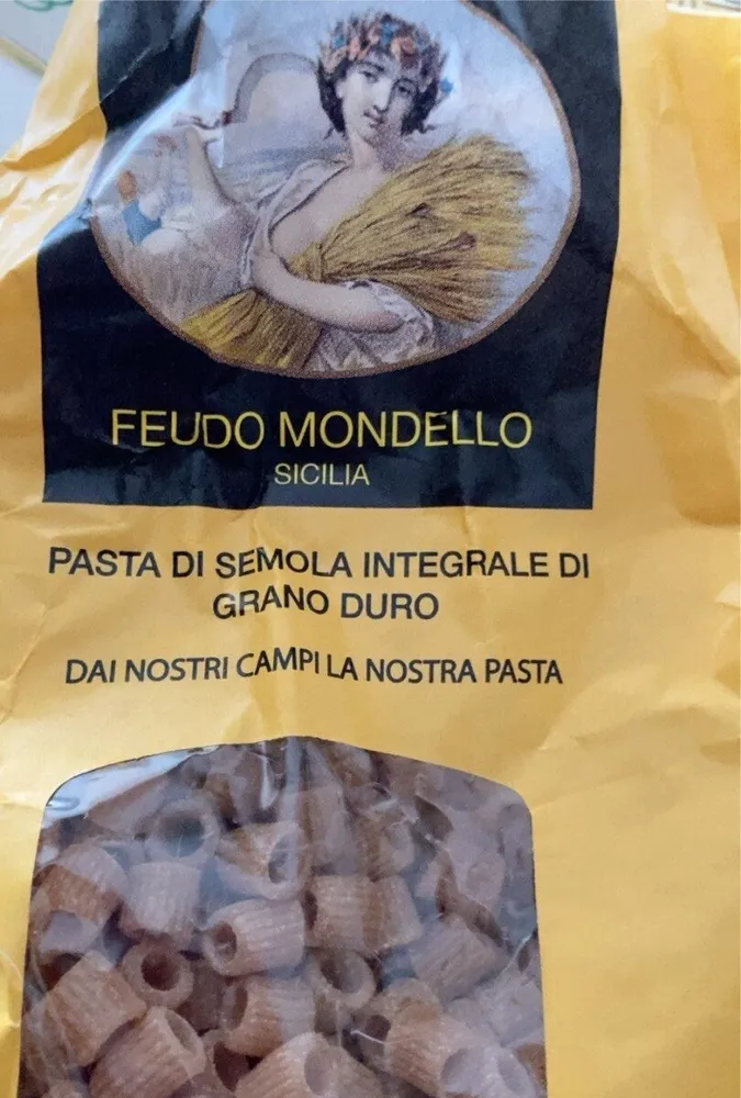 Pasta di semola integrale di grano duro