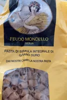 Pasta di semola integrale di grano duro