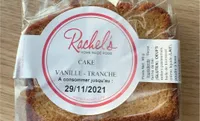 Cake vanille tranche