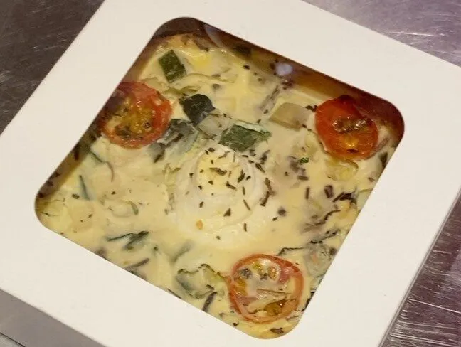 Quiche courgettes tomates cerises ricotta