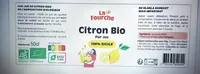citron bio pur jus
