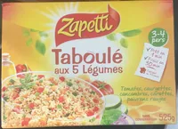 Taboulé aux 5 legumes
