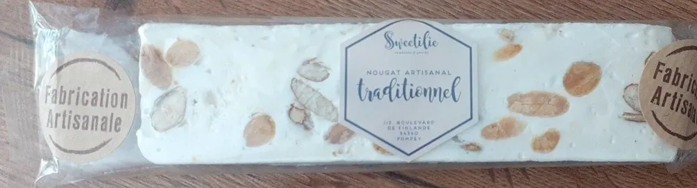 Barre de nougat tendre