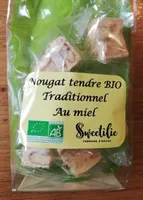 Nougat tendre Bio traditionnel au miel