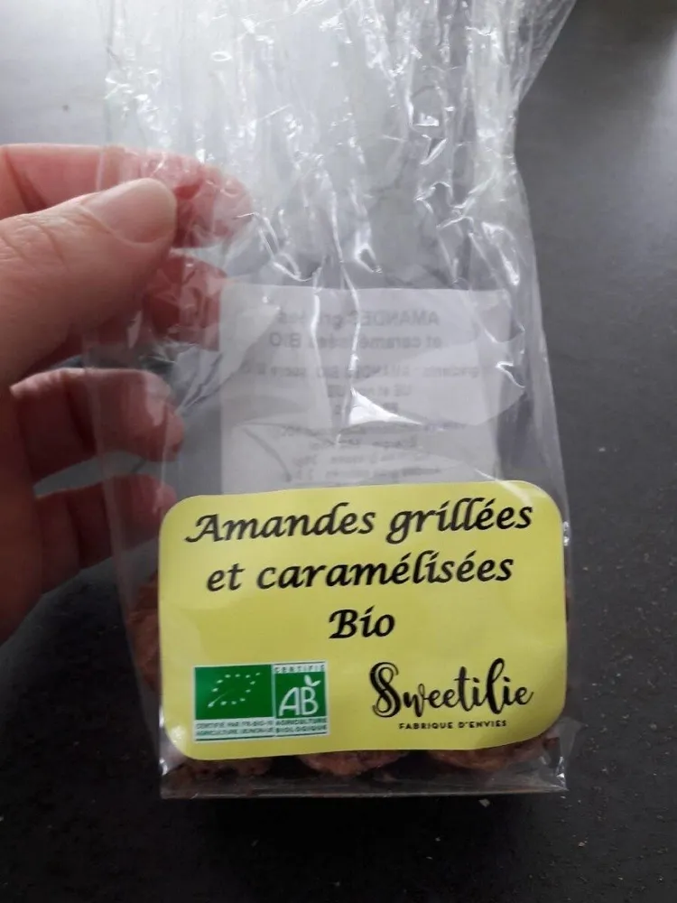 Amandes grillées et caramelisées bio