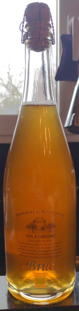 Cidre à l'ancienne brut récolte 2020