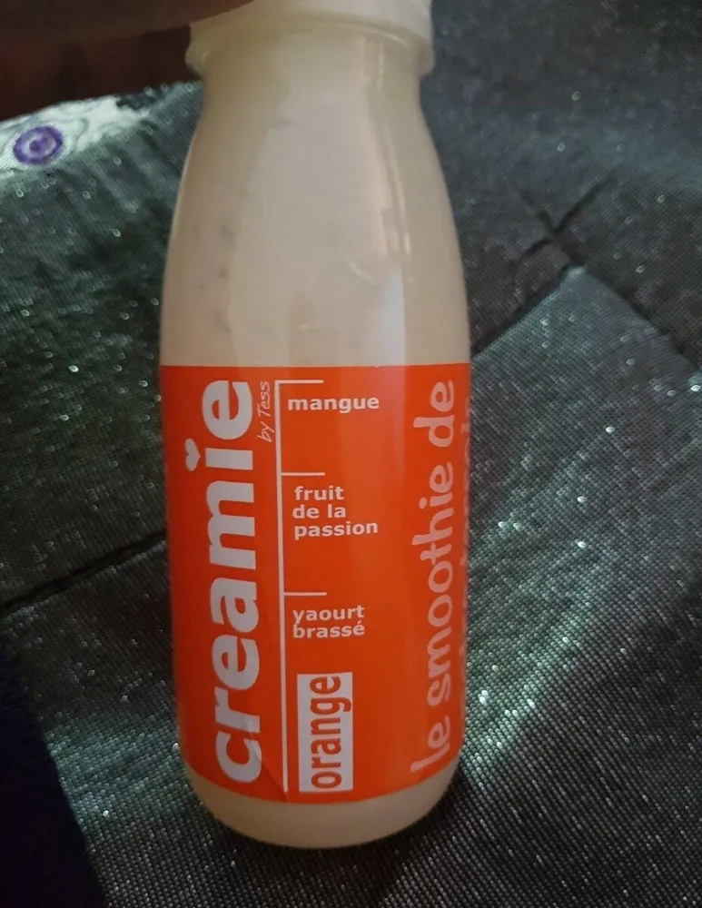 Creamie mangue fruit de la passion orange