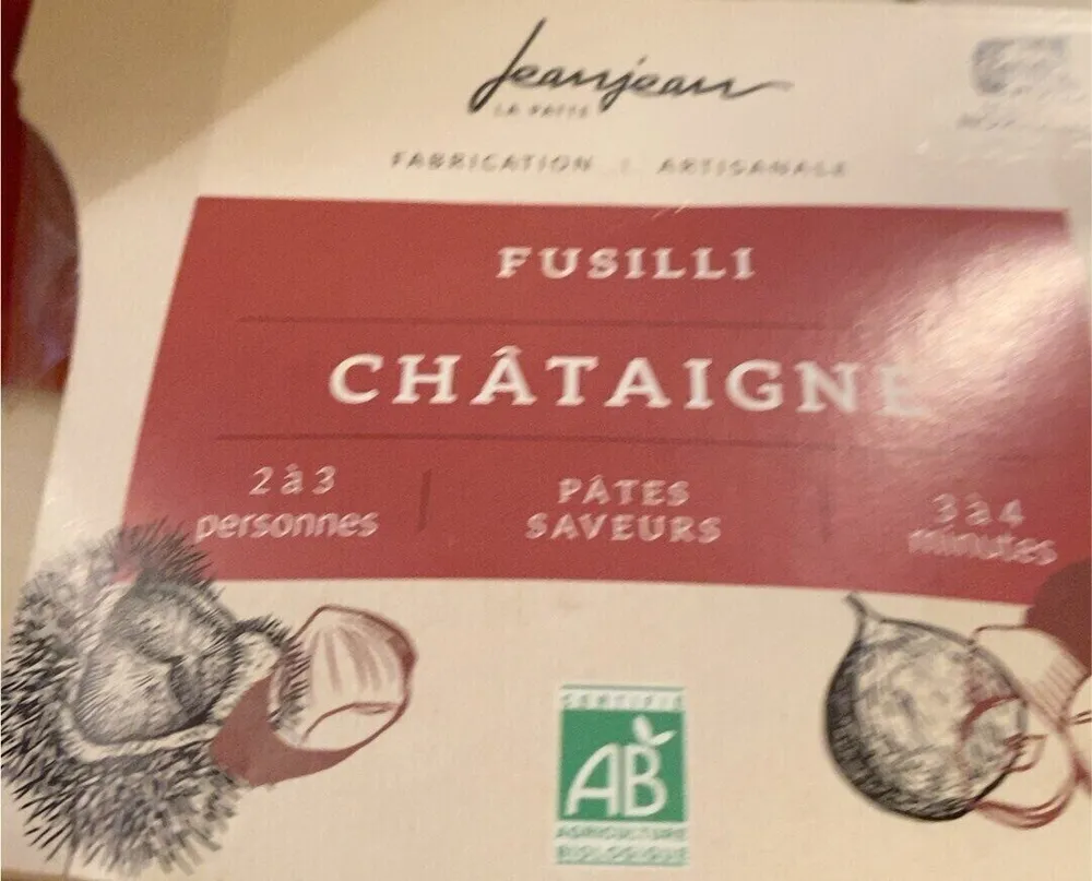 Fusilli châtaigne