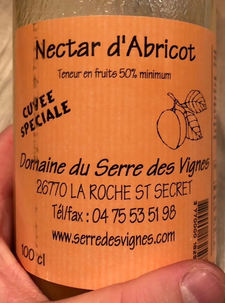 Nectar d'abricot