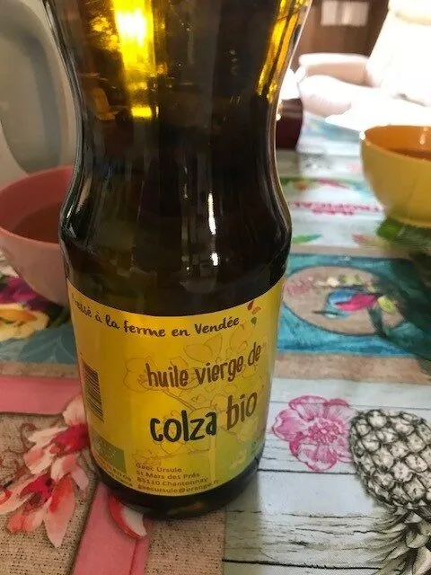 Huile vierge de colza