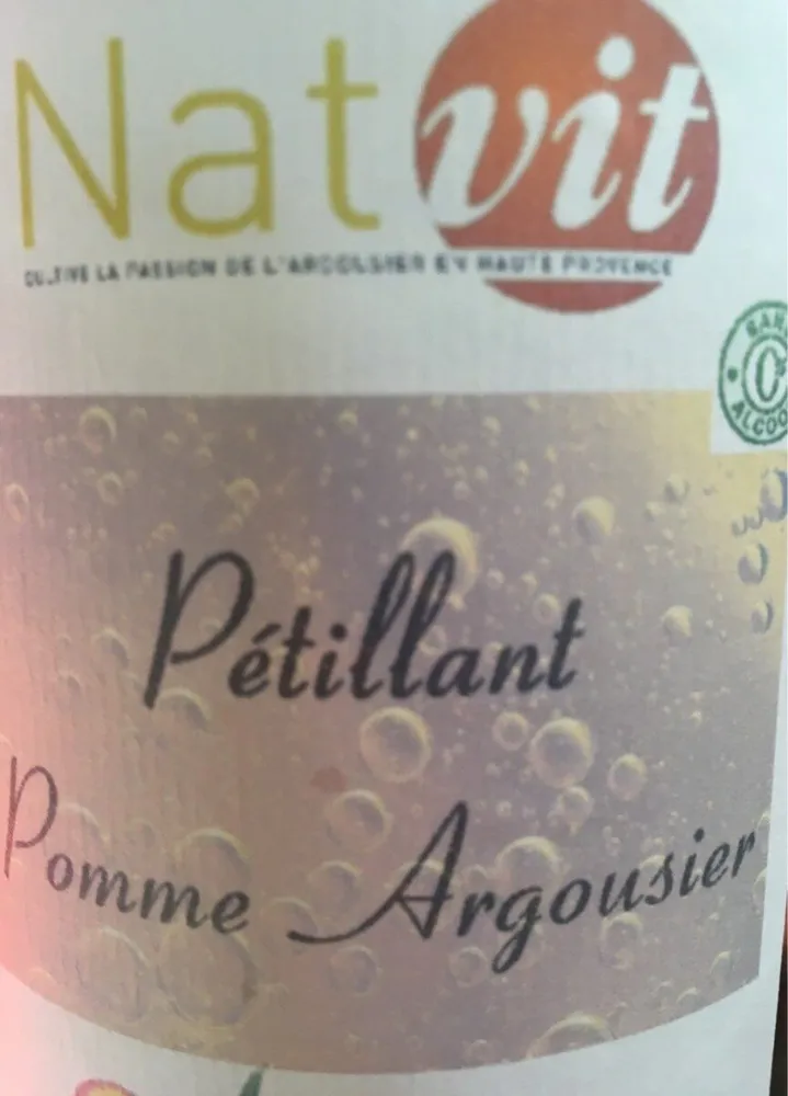 Petillant pomme argousier des alpes