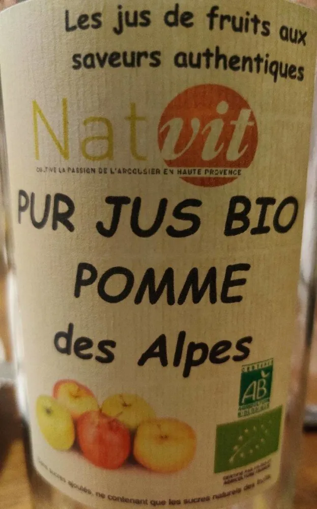 Pur Jus Bio Pomme des Alpes